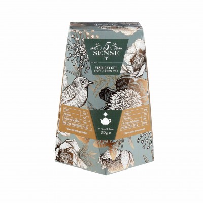 5 SENSE YEŞİL ÇAY GÜL ÇAY 50 GR (20 POŞET)